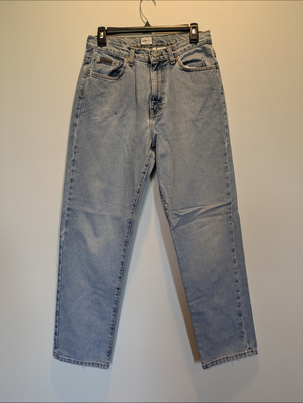 Calvin Klein Jeans Light Blue Straight Leg Women's Jeans